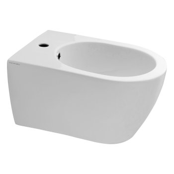 Bideu suspendat Scarabeo GLAM, ceramică italiană, set fixare inclus